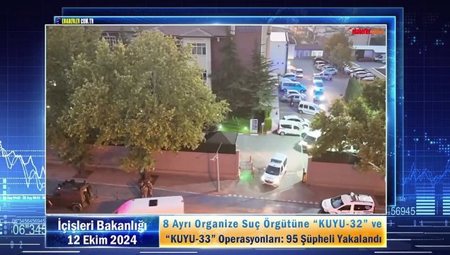 8 Ayrı Organize Suç Örgütüne “Kuyu-32” ve “Kuyu-33” Operasyonları: 95 Şüpheli Yakalandı
