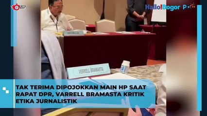 Tak Terima Dipojokkan Soal Main HP di Rapat DPR, Verrel Bramasta Singgung Etika Jurnalistik