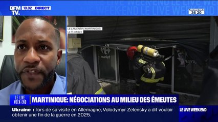 Jiovanny William, député socialiste de la Martinique: "Le couvre-feu a été relativement respecté pour cette nuit"