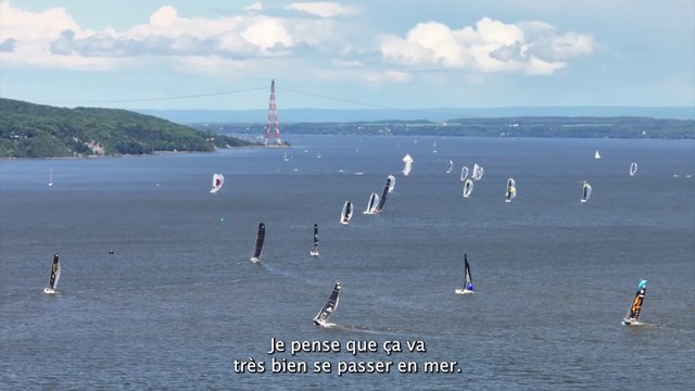 Transat Québec Saint-Malo Crédit Mutuel lan Lipinski 2024 - Départ Transat Québec Saint-Malo