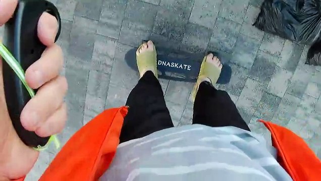 Поездка N1 по набережной пляжа Чайка 1 на электроскейте DNASKATE M2S PRO