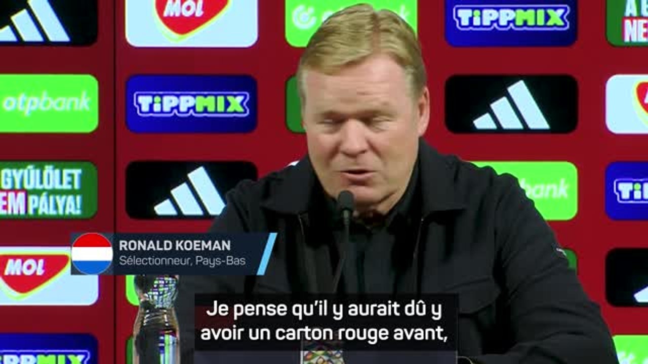 Pays-Bas - Koeman : “Je ne sais pas ce que Van Dijk a dit”