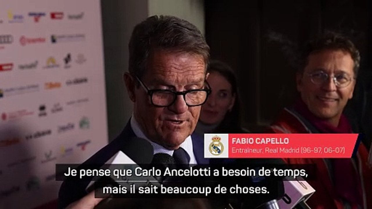 Capello : "Ancelotti a besoin de temps"