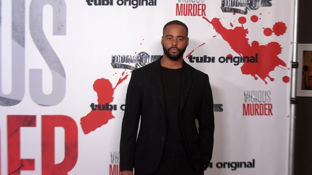 Anton Peeples attends the red carpet premiere of Vicious Murder in Los Angeles