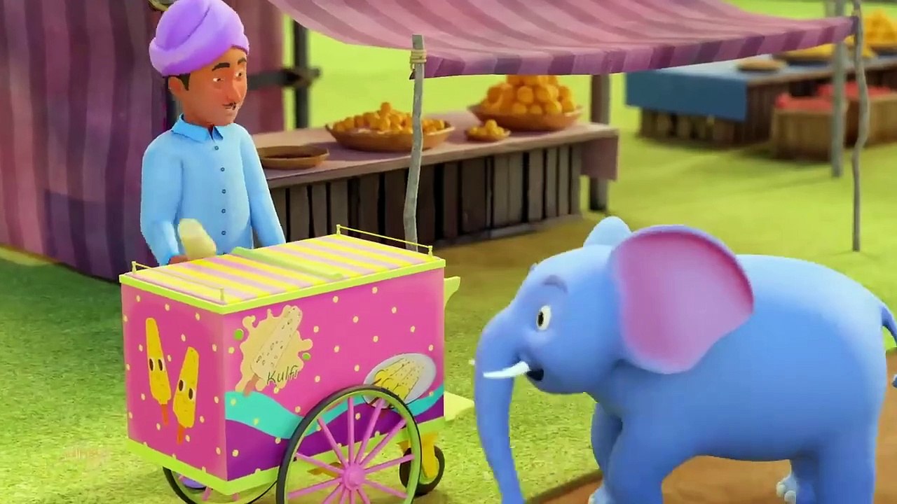 Ek Mota Hathi Khelne Gaya, एक मोटा हाथी, Hindi Cartoon Song and Baby Videos