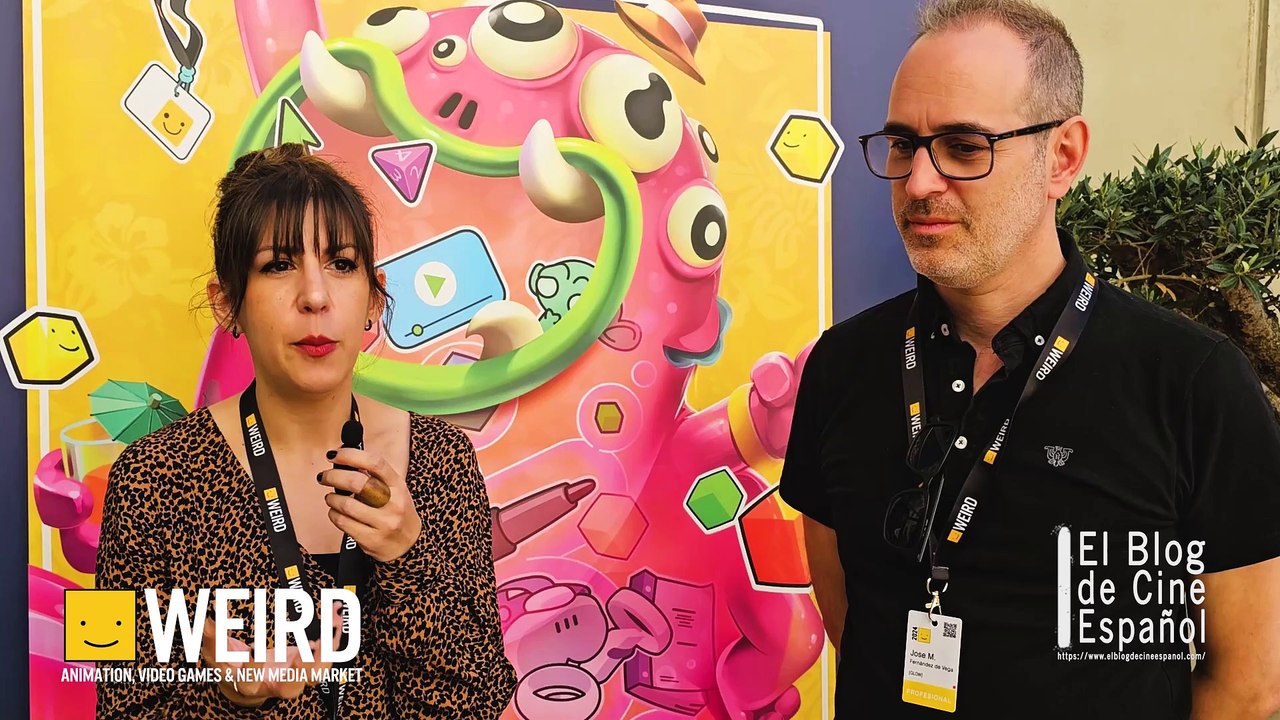 Entrevista a la directora Mary Cruz Leo y al productor José María Fernández de Vega en el Weird Market.