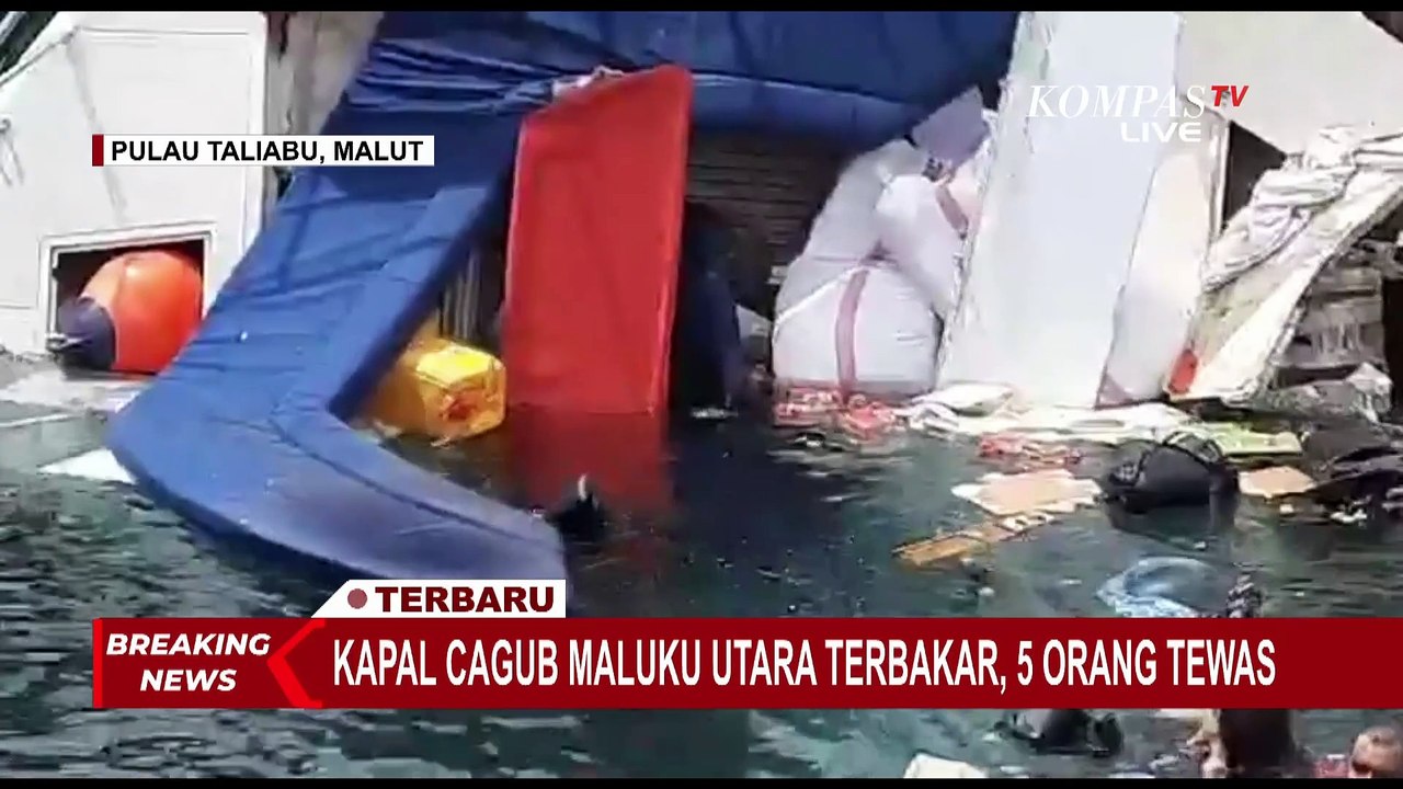 Ini Kronologi dan Dugaan Penyebab Kebakaran Speedboat yang Ditumpangi Cagub-Cawagub Maluku Utara