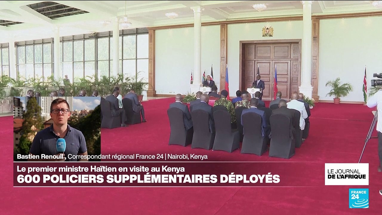 Le Premier ministre haïtien en visite au Kenya : 600 policiers supplémentaires déployés