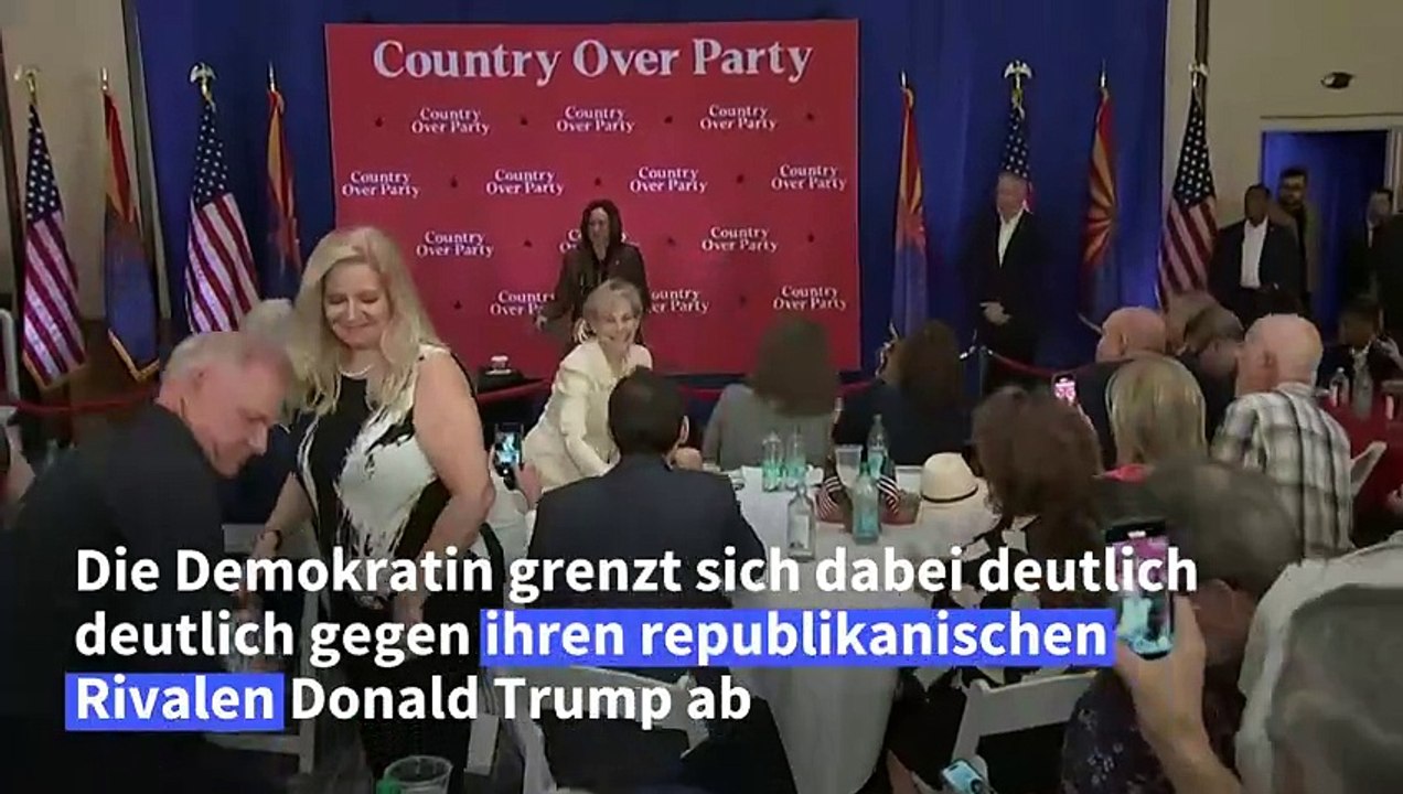 Harris: 'Mächtige Kräfte versuchen, die USA zu entzweien'