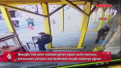 İstanbul'da dehşet: Polisi boğazından bıçakladı