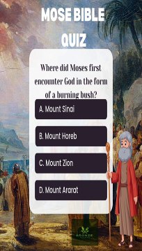 Mose Bible Quiz