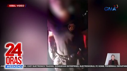 Pulis na umano'y lasing, nakabangga gamit ang police mobile | 24 Oras Weekend