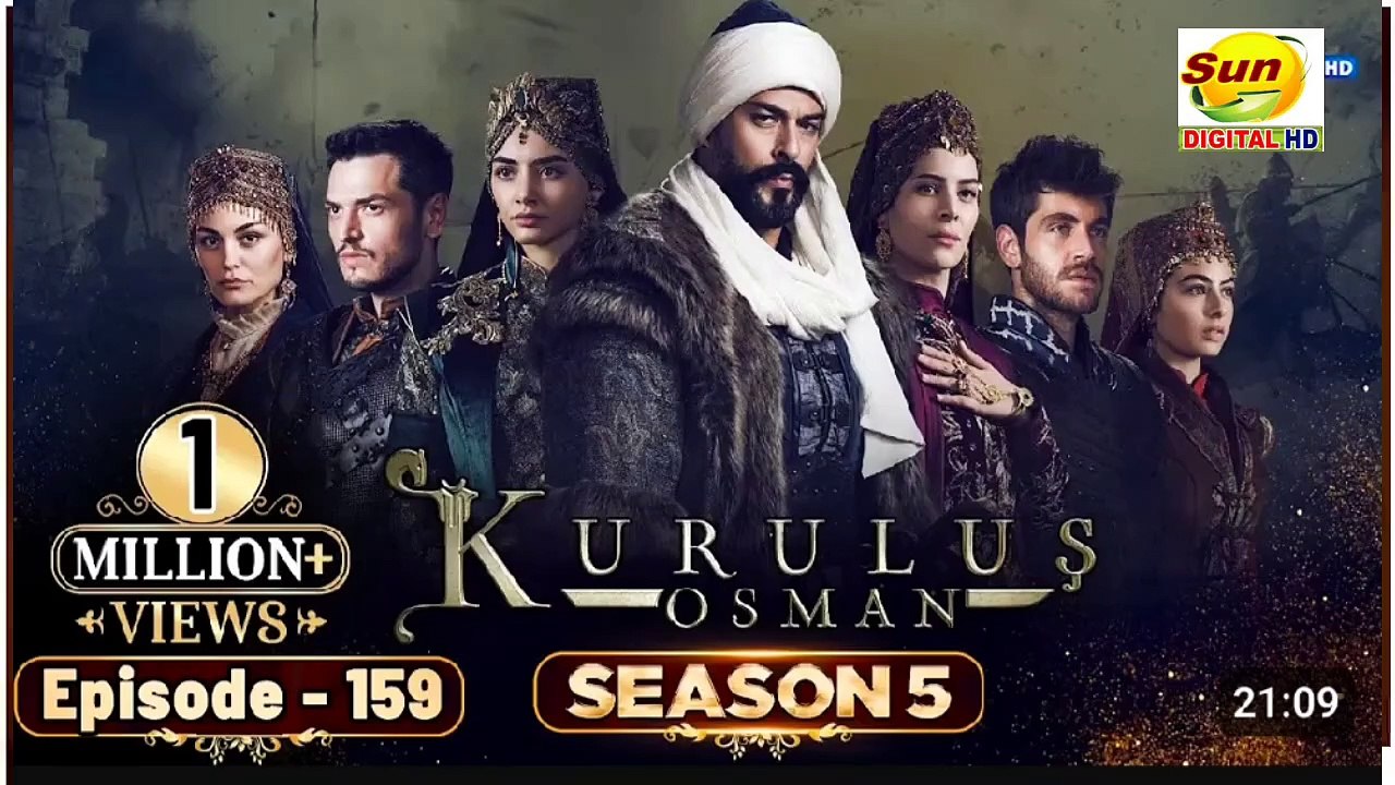 Kurulus Osman Season 05 Episode 159 - Urdu Dubbed | Sun Digital HD Channel