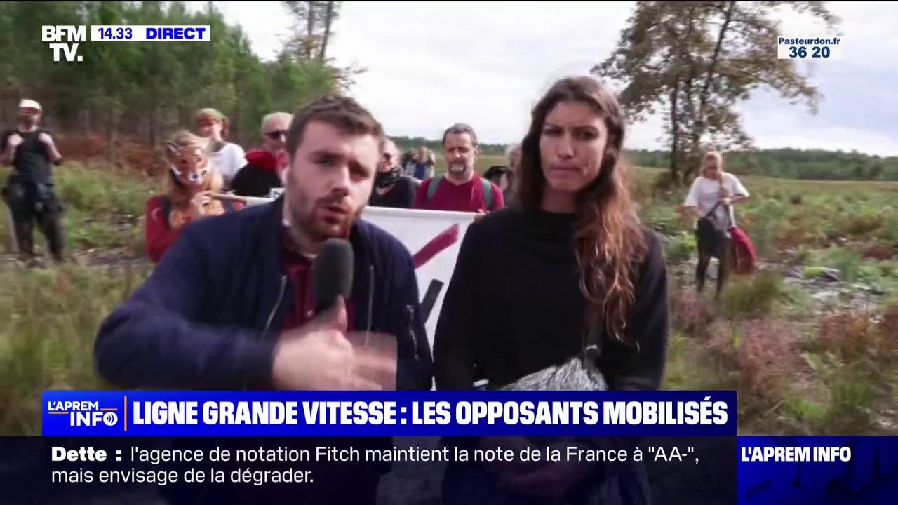 Ligne grande vitesse: les opposants estiment que "5.000 hectares" seraient détruits