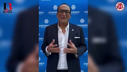  Adal Ortiz, presidente de la COPARMEX CDMX, se une a las felicitaciones por nuestro #13Aniversario.