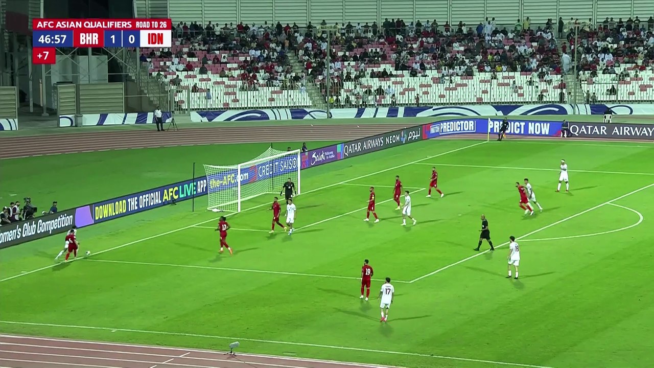 AFC ASIAN CUP QUALIFIER : BAHRAIN 2 VS 2 INDONESIA