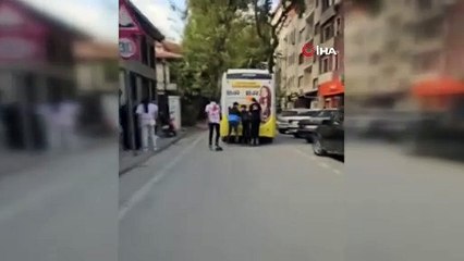 Bursa’da tehlikeli yolculuk kamerada