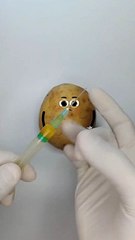 Little Potato Needs Surgery#Confusing Behavior Awards#Creative Handicrafts#Fruit Surgery#cartoon