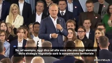 Download Video: Premier Polonia: sospendere diritti asilo contro migrazione illegale