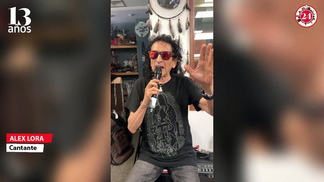 Alex Lora felicita a Diario 24 Horas