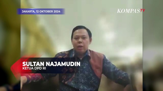 Sultan Najamudin Jelaskan Soal Komeng di Komite II DPD Tapi Sempat Protes di Sidang Paripurna