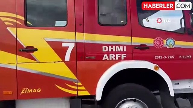 Çorlu Atatürk Havalimanı'nda Kaza Kırım ve Yangınla Mücadele Tatbikatı