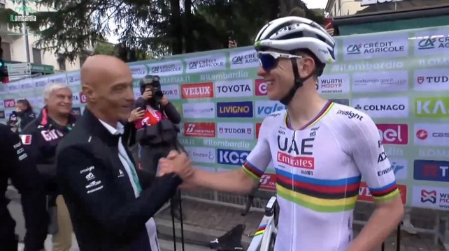 Cyclisme - Tour de Lombardie 2024 - Tadej Pogacar, encore et toujours seul au monde... parti vers la victoire cette fois à 48,4 km de l'arrivée !