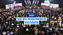 Komplette Kontrolle: Tusk will harte Gangart gegen Migration in Polen