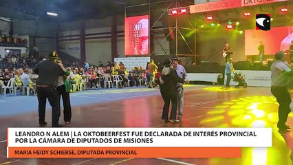 Leandro N Alem | La Oktobeerfest fue declarada de interés provincial por la cámara de diputados de Misiones