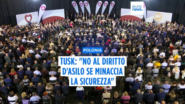 Polonia, Tusk: No al diritto d'asilo se c'è il rischio di minaccia per il Paese