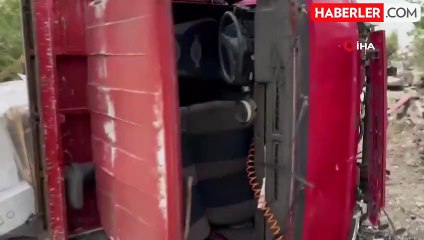 Freni Boşalan Kamyon, Duvara Vurarak Durabildi