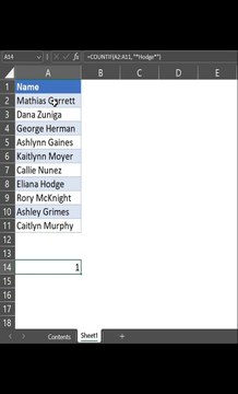 Count Cells That Contain Specific Text #excel #excelformula #exceltips #ms #excelacademy #exceltech