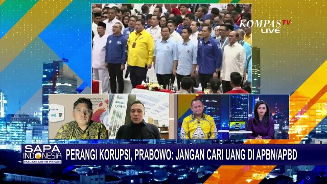 [FULL] Seberapa Efektif Langkah Prabowo Berantas Korupsi? Ini Pandangan Ahli, Golkar & PDIP