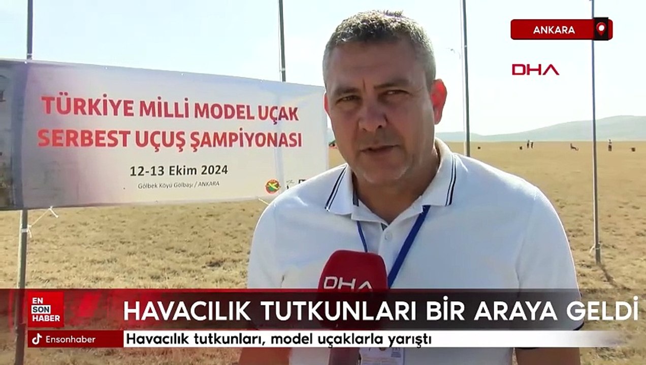 Ankara'da havacılık tutkunları, model uçaklarla yarıştı