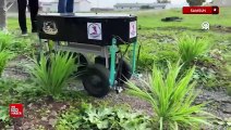 Samsun'da yapay zekayla çapalama ve ilaçlama yapan tarım aracı geliştirildi