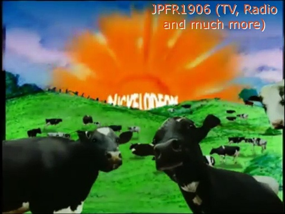 Nickelodeon (Australia) - Cow Head Opener (Sign-On) and Cow Bed Closer (Sign-Off) from 1996 to 2002