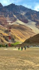 "Worlds Coldest And Beautiful Cricket Ground Drass Kargil Ladakh Follow For More Videos Have Trending reels "...!!