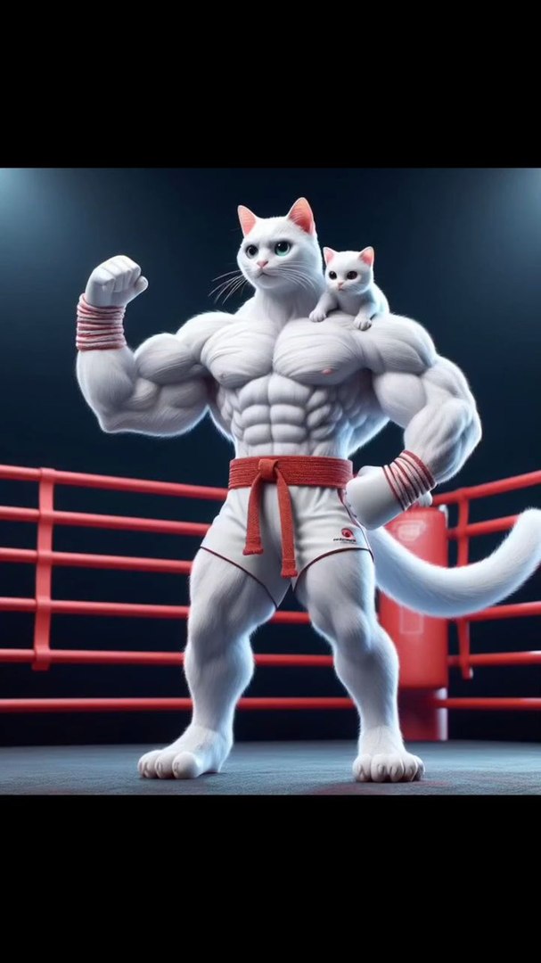 Cat to cat fight_WWE_Revenge_Animation_Cartoons_Funny_entertainment