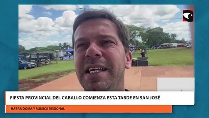 Fiesta Provincial del Caballo comienza esta tarde en San José