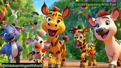 ANIMAL SOUND PARADE _ Kids Animal Song _ Beautiful Baby Song _ #kidssongsvideos #animalsong #viral