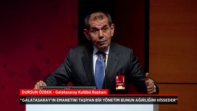 Dursun Özbek: Florya projesi için kimsenin endişesi olmasın
