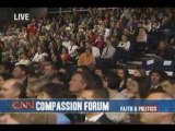 (4 5) Sen. Hillary Clinton at CNN Compassion Forum