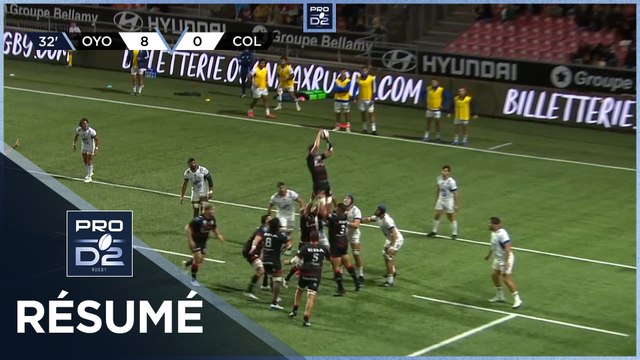PRO D2 Saison 2024-2025 J06 - Résumé Oyonnax Rugby – Colomiers Rugby