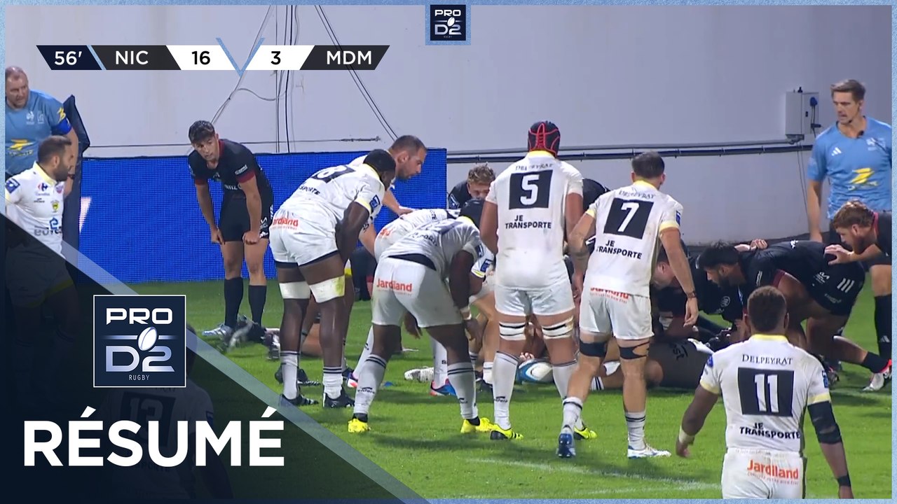 PRO D2 Saison 2024-2025 J06 - Résumé Stade Niçois Rugby – Stade Montois Rugby