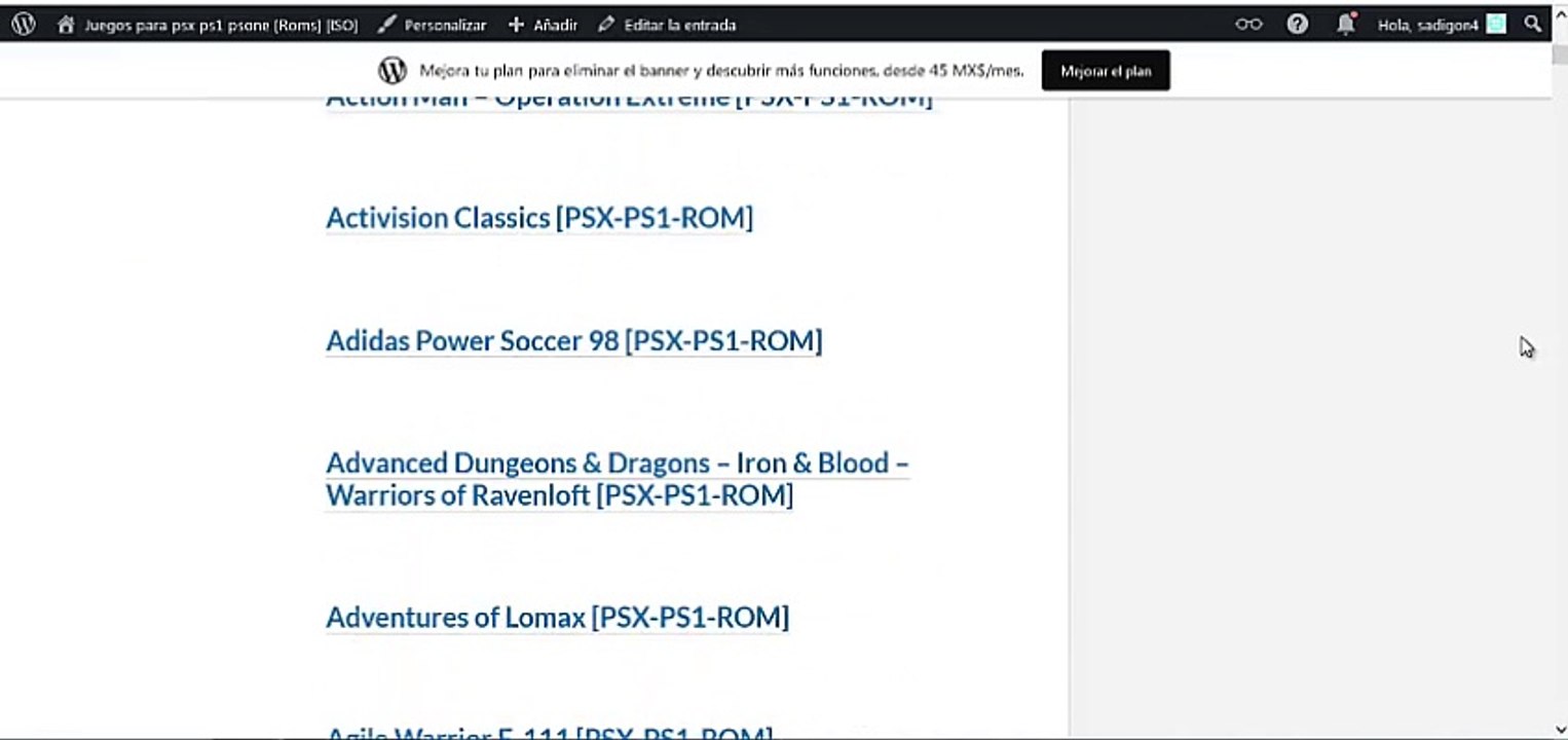 (PSX-PS1) Roms Gratis