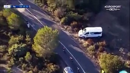 Gli ultimi 300 metri della vittoria di tappa di Ciccone