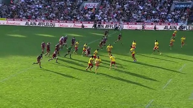 TOP 14 - Essai de Romain BUROS (UBB) - Union Bordeaux-Bègles – USA Perpignan