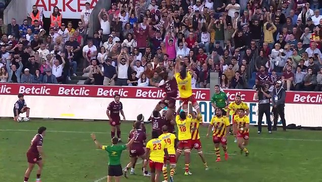 TOP 14 - Essai de Louis DUPICHOT (USAP) - Union Bordeaux-Bègles – USA Perpignan