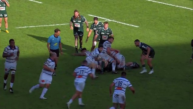 TOP 14 - Essai de Remy BAGET (CO) - Section Paloise – Castres Olympique