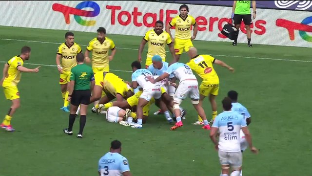 TOP 14 - Essai de Camille LOPEZ (AB) - Aviron Bayonnais - Stade Rochelais